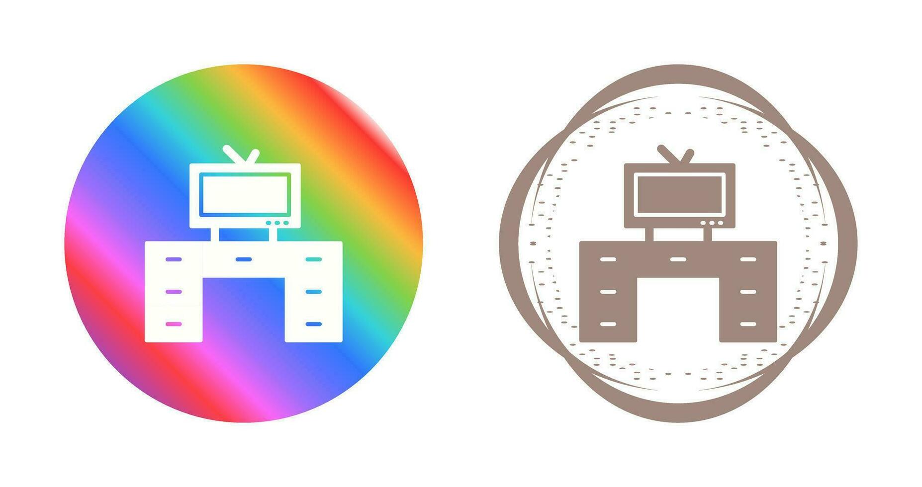 televisie reeks met vector icoon