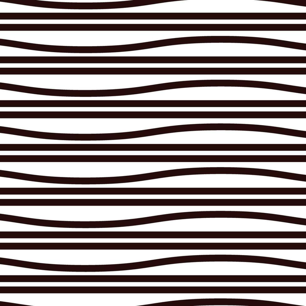 abstract golvend naadloos zwart kleur zig zag lijn patroon vector