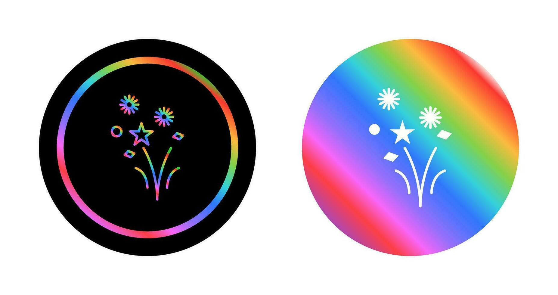 vuurwerk vector pictogram