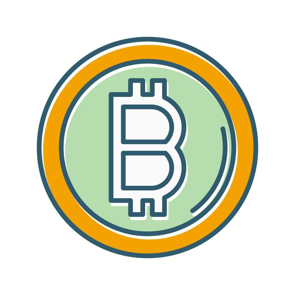 bitcoin vector pictogram