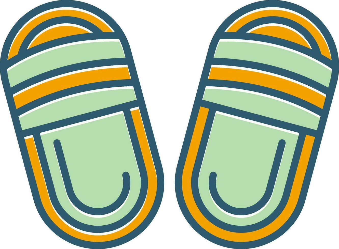 slippers vector icoon