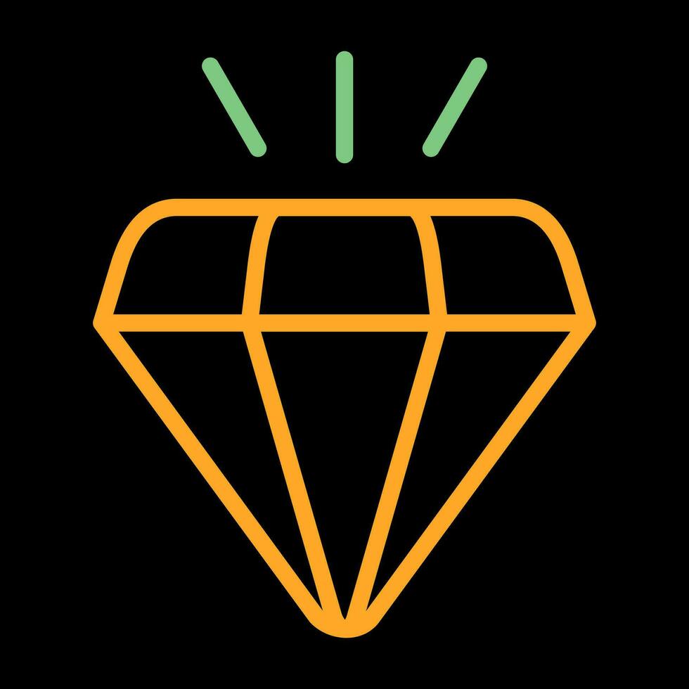 diamant vector pictogram