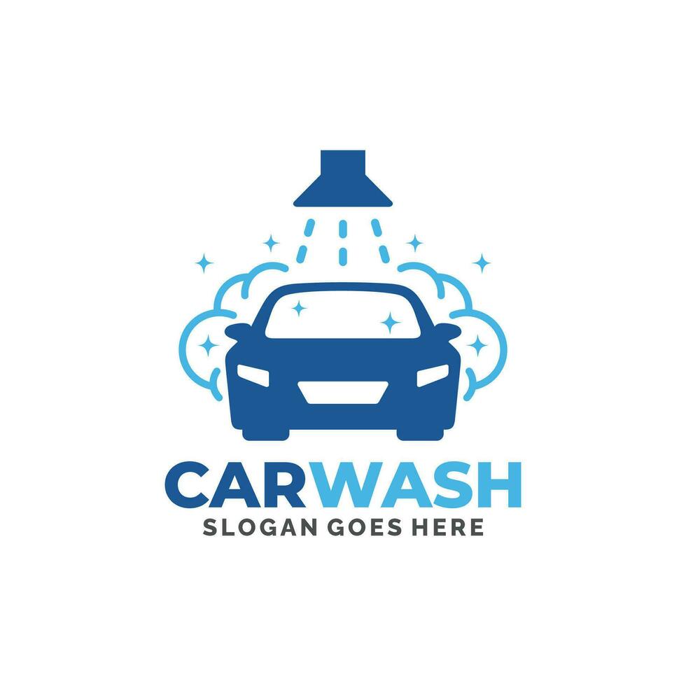 auto wassen logo ontwerp vector