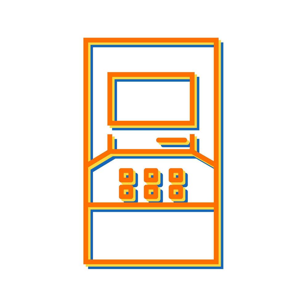 geldautomaat vector pictogram