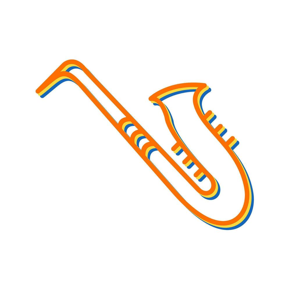 saxofoon vector icoon