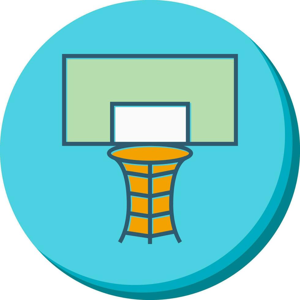 basketbal hoepel vector icoon