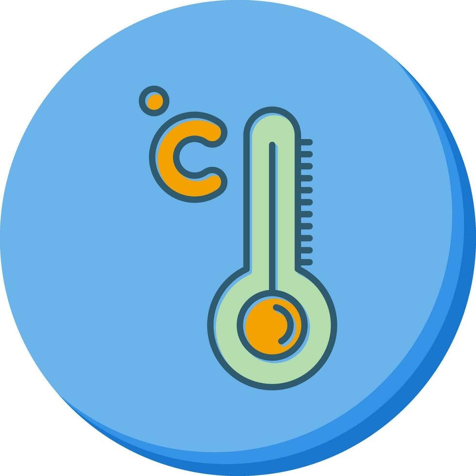 hoog temperatuur vector icoon