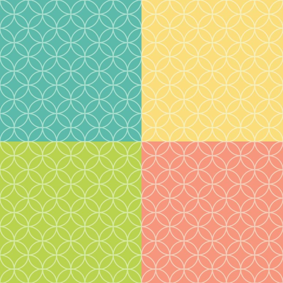 gekleurde abstracte achtergrond naadloze patroon. vector illustratie