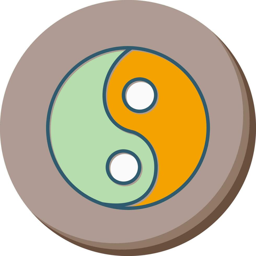 yin yang vector icoon