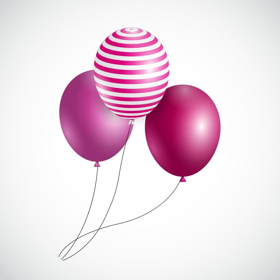 kleur glanzend ballonnen achtergrond vectorillustratie vector