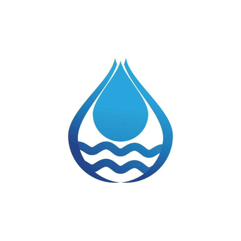 water laten vallen logo vector element bedrijf illustratie symbool en ontwerp