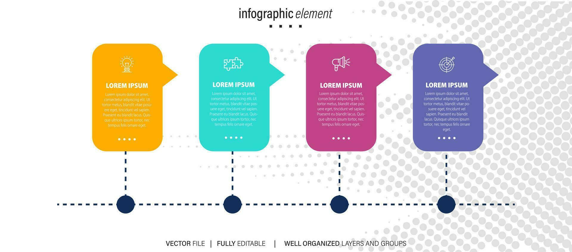 vector infographic sjabloon