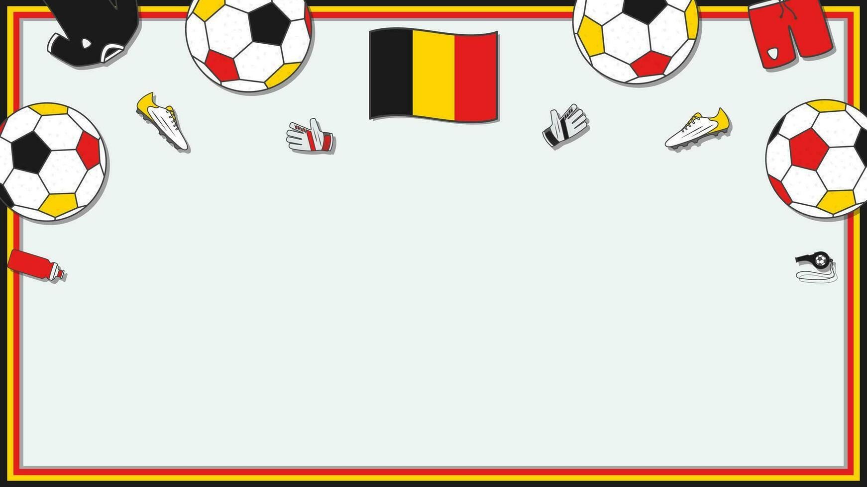 Amerikaans voetbal achtergrond ontwerp sjabloon. Amerikaans voetbal tekenfilm vector illustratie. wedstrijd in belgie