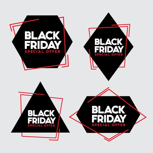 Black Friday verkoop vectorillustratie vector