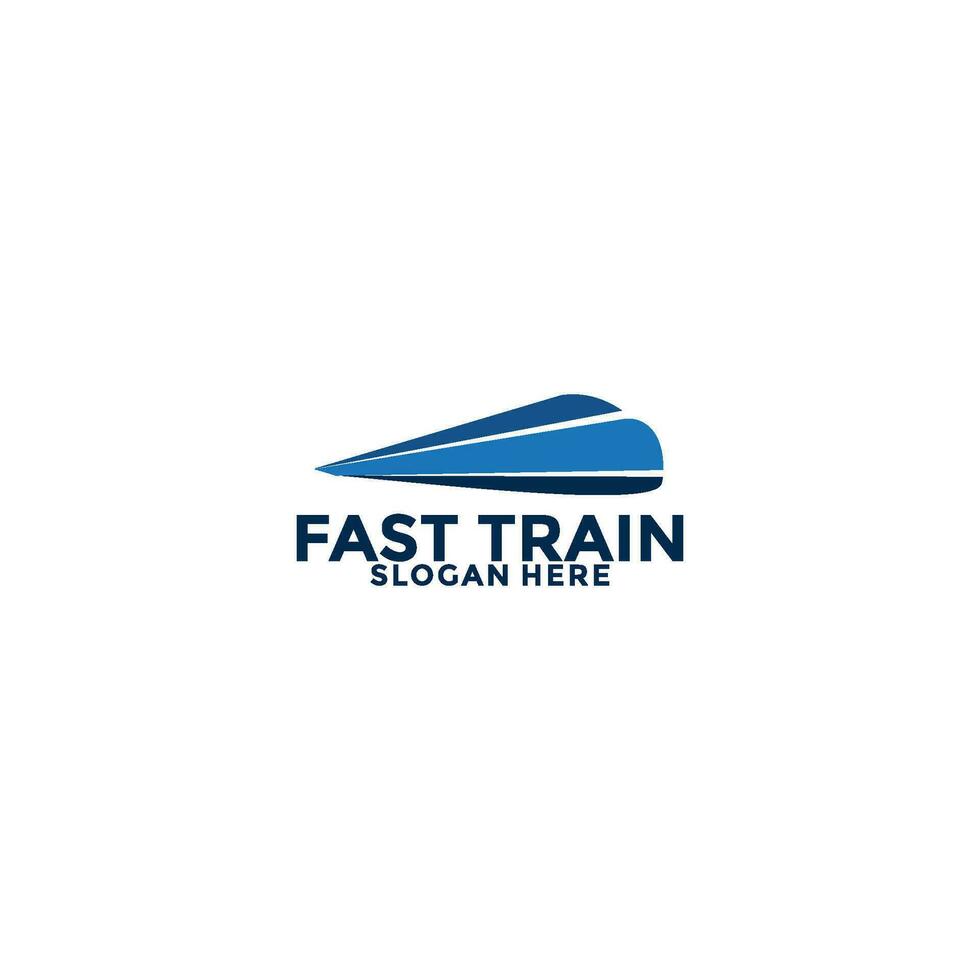 trein logo vector illustratie ontwerp.snel trein logo.high snelheid trein logo icoon sjabloon