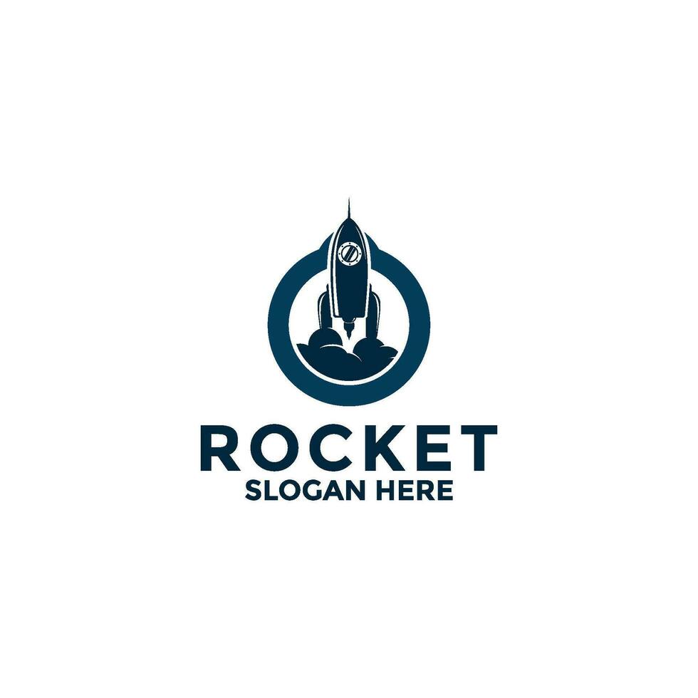 raket logo vector ontwerp icoon sjabloon