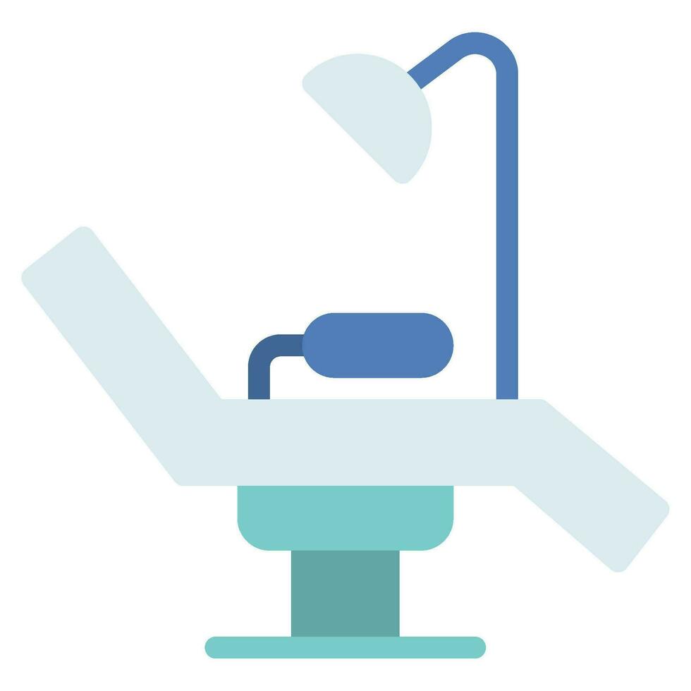 tandheelkundig stoel icoon illustratie, voor web, app, infografisch, enz vector