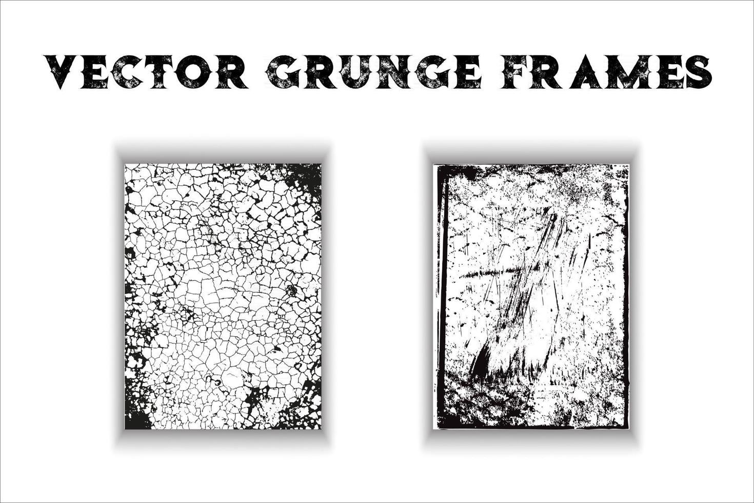 grunge frame collectie vector