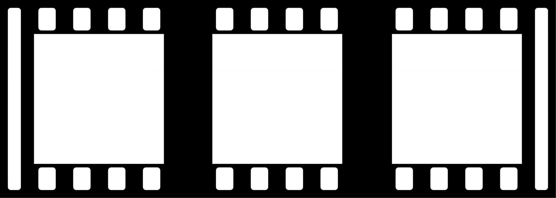 bioscoop filmrol frames vector