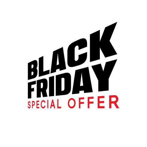 Black Friday verkoop vectorillustratie vector