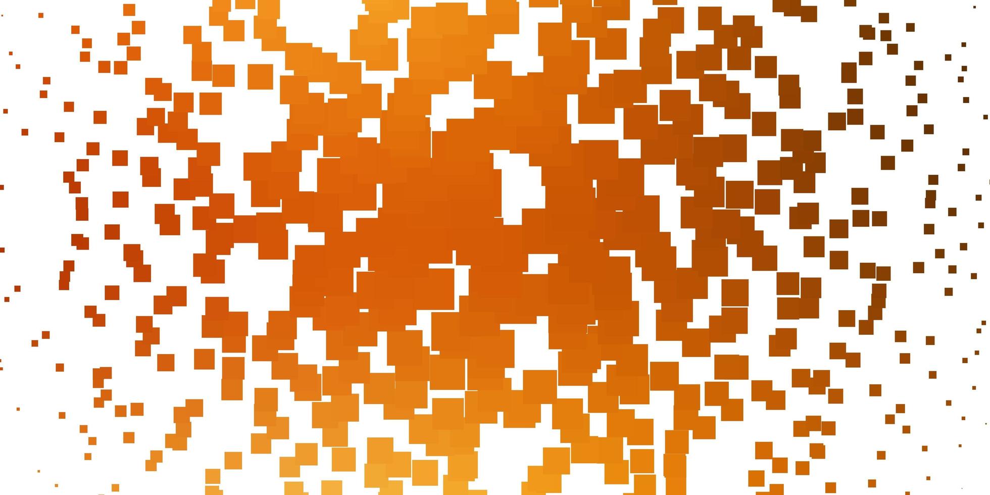 licht oranje vector patroon in vierkante stijl. rechthoeken met kleurrijke gradiënt op abstracte achtergrond. ontwerp voor uw bedrijfspromotie.