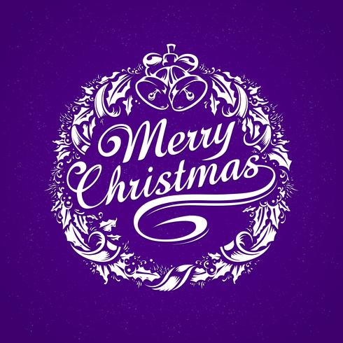 Kerst typografie vector