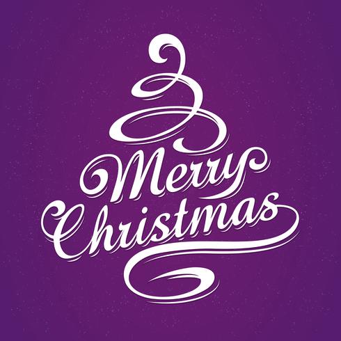 Kerst typografie vector