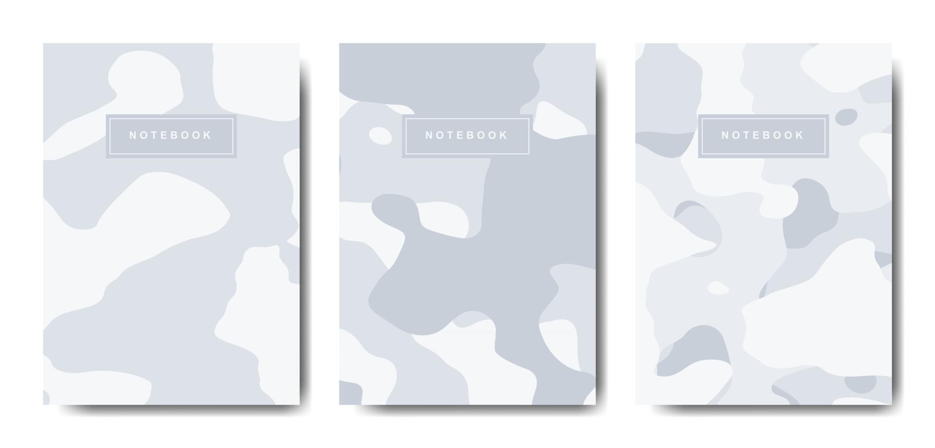 leger en leger camouflage abstracte omslag notebook vector