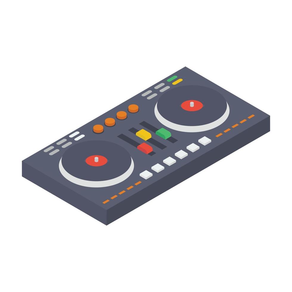 dj-controllerconcepten vector