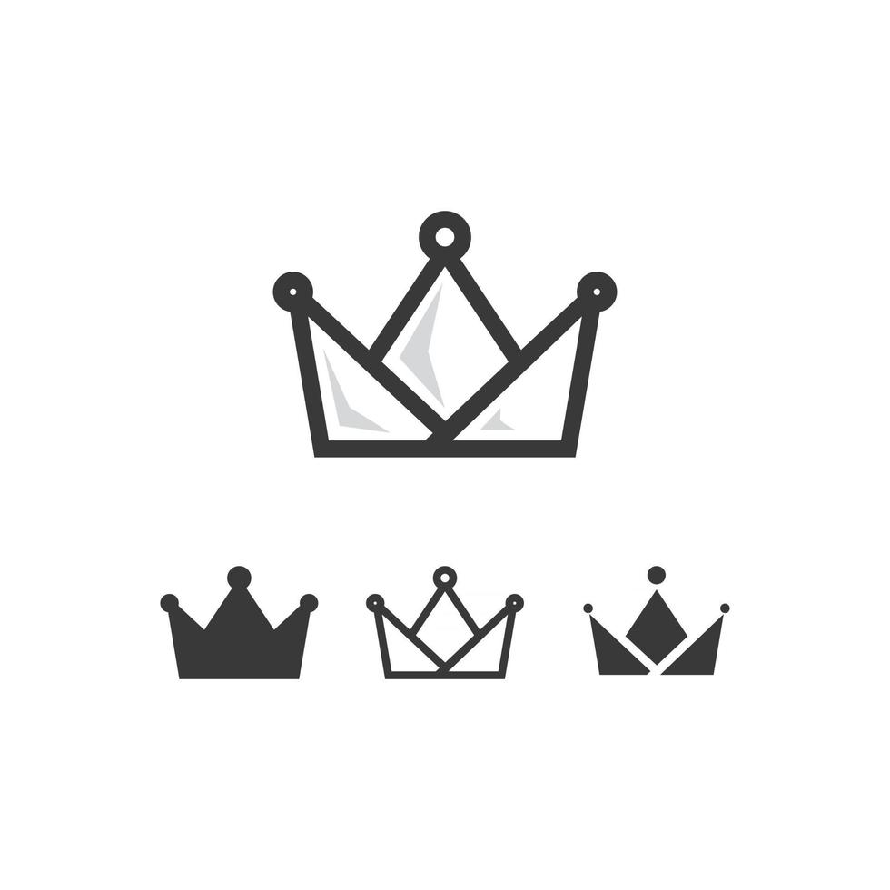 kroon logo sjabloon vector pictogram