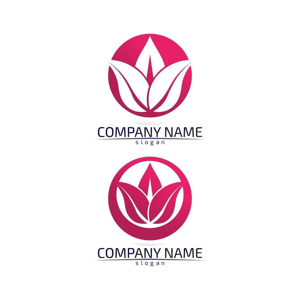 boom blad vector ontwerp milieuvriendelijk concept logo