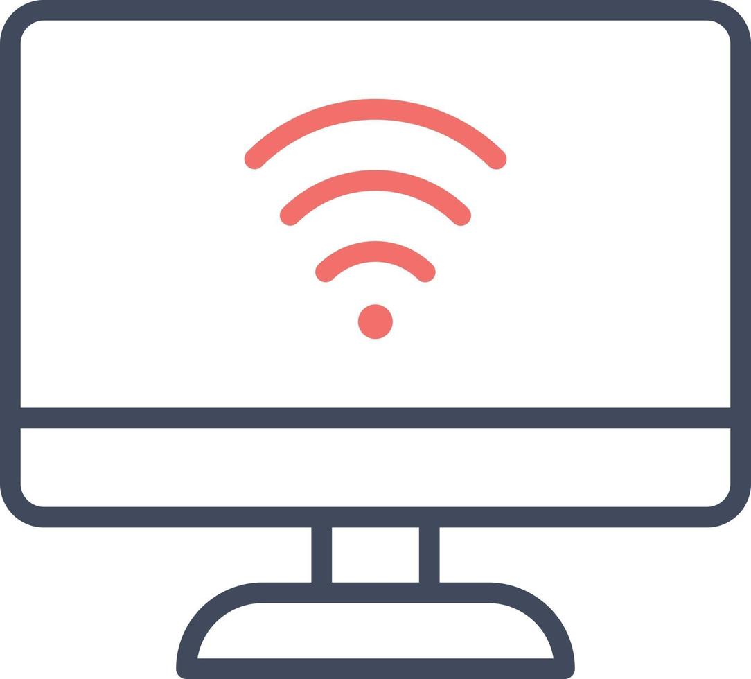 computer wifi-pictogram vector