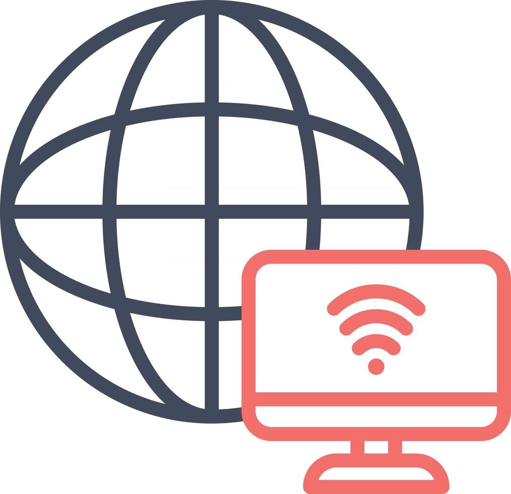 wereldwijde wifi-pictogram vector