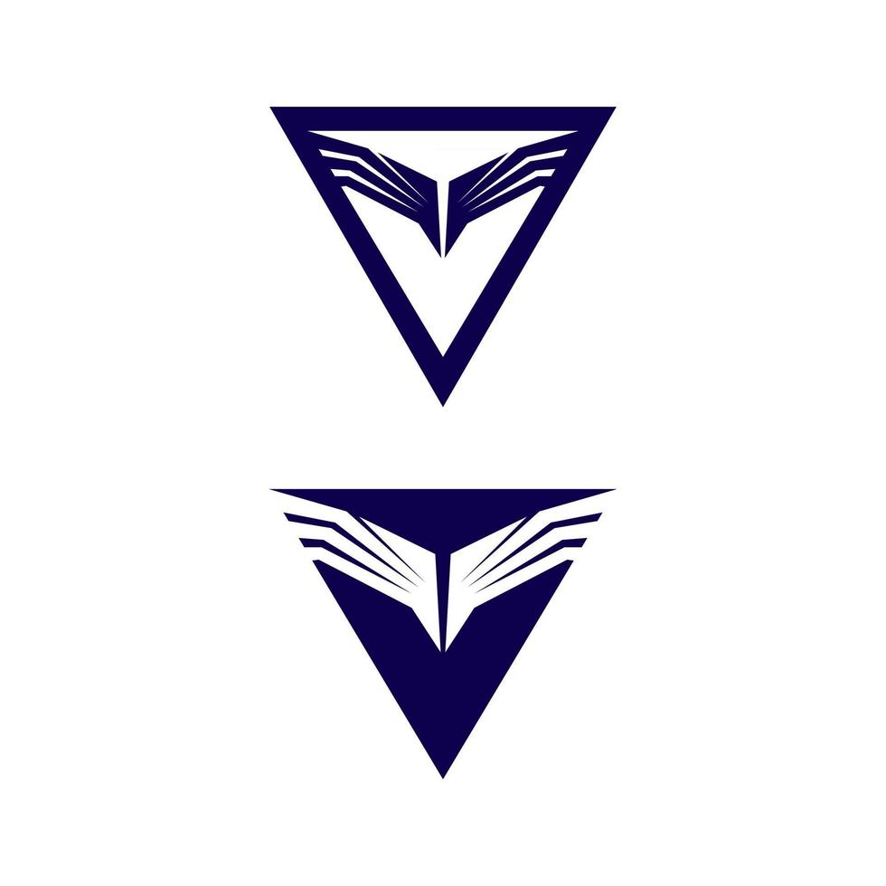 valk vleugels logo sjabloon vector pictogram logo ontwerp app