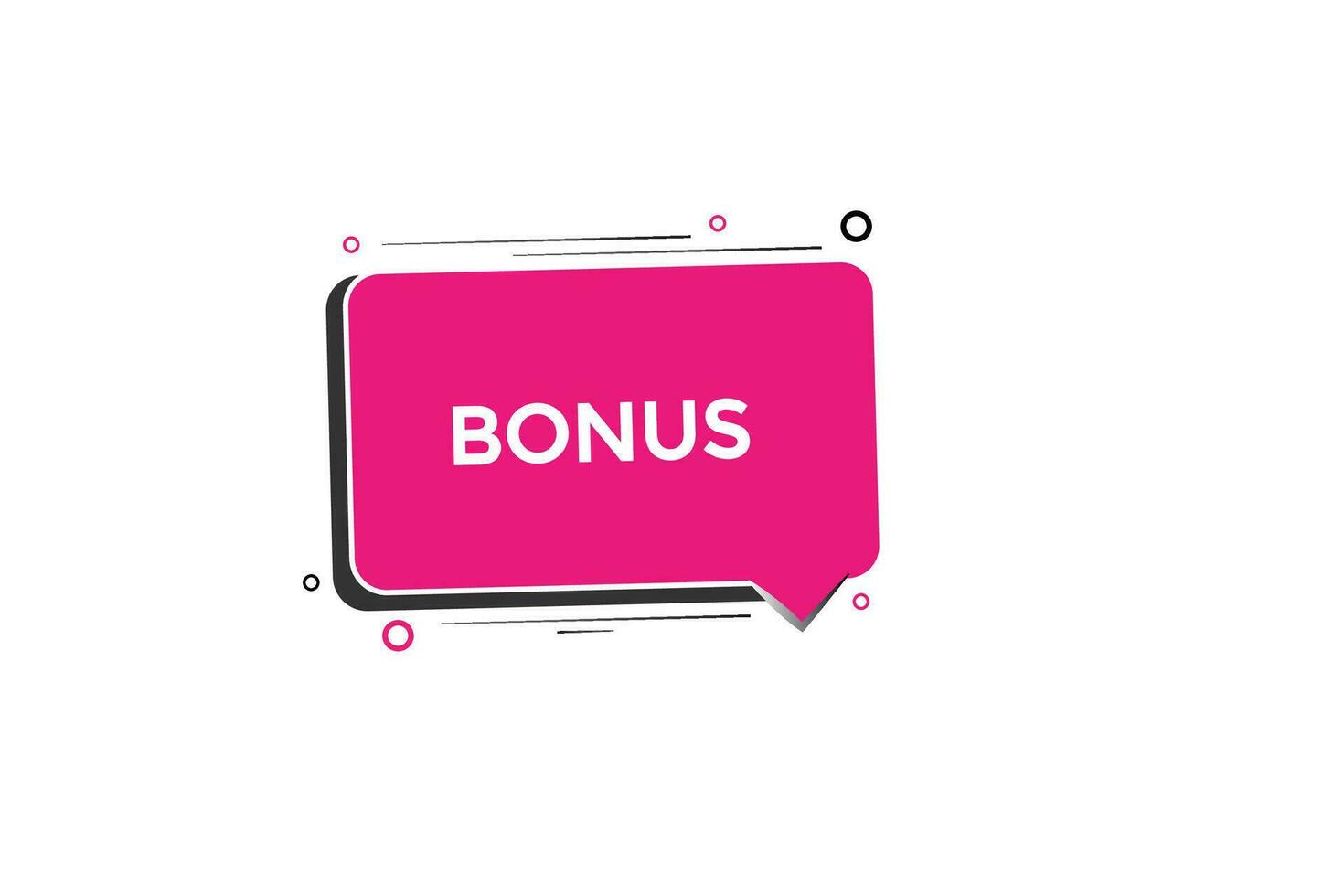 nieuw bonus modern, website, Klik knop, niveau, teken, toespraak, bubbel banier, vector