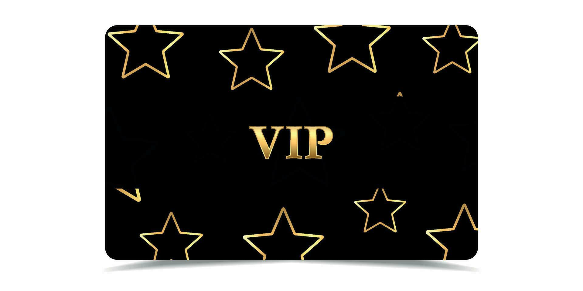 vip.vip in abstract stijl Aan zwart achtergrond. vip kaart. luxe sjabloon ontwerp. vip uitnodiging. vip goud ticket. premie kaart vector