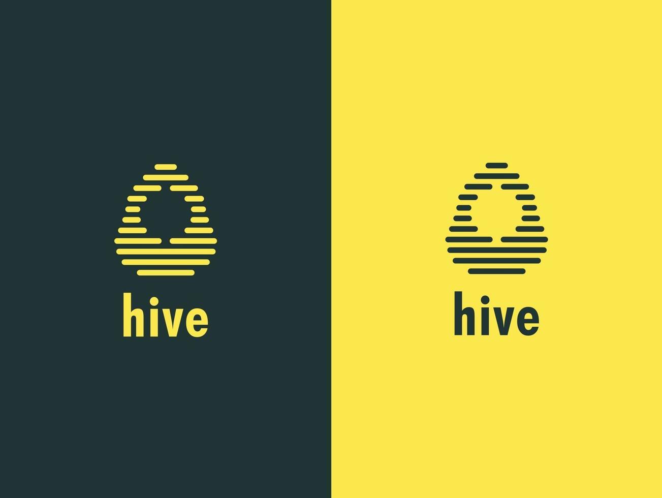 honing logo vector ontwerpconcept