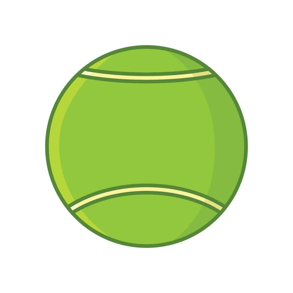 tennisbal pictogram vector ontwerpsjabloon eenvoudig en schoon