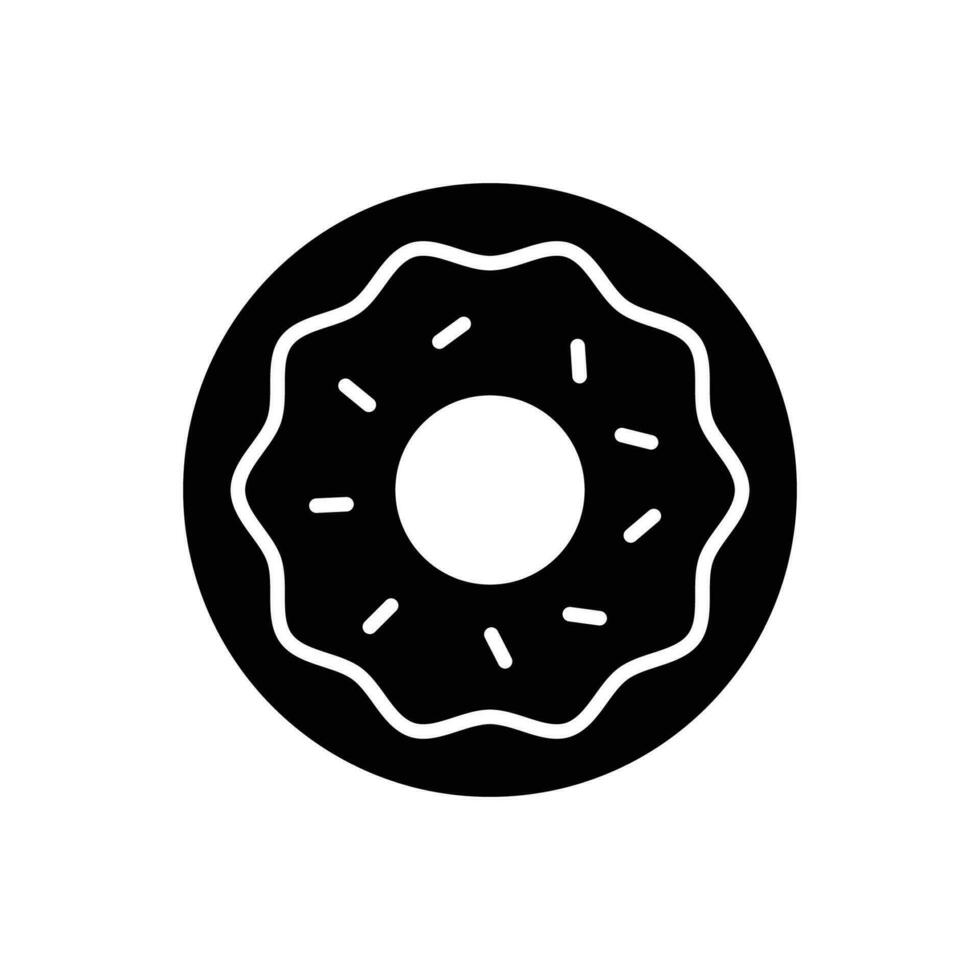 donut icoon vector ontwerp sjabloon gemakkelijk en schoon