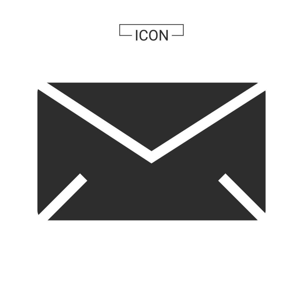 e-mail icoon. e-mail symbool grafiek voor web icoon collecties vector