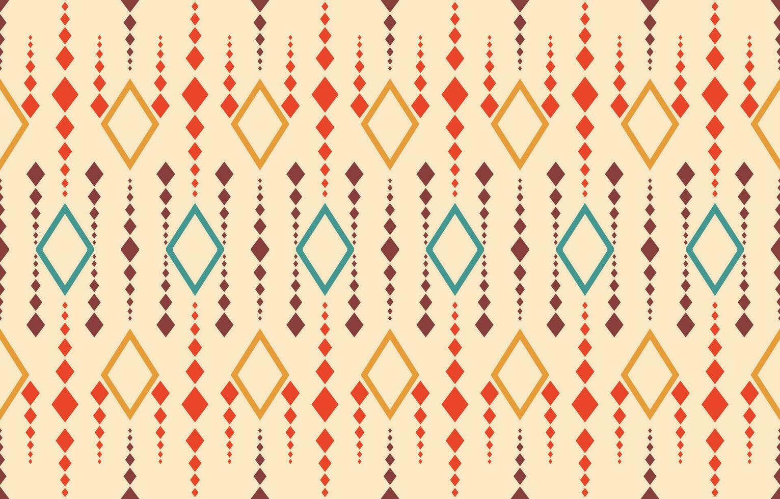 etnisch abstract ikat kunst. aztec ornament afdrukken. meetkundig etnisch patroon naadloos kleur oosters. ontwerp voor achtergrond ,gordijn, tapijt, behang, kleding, inpakken, batik, vector illustratie.