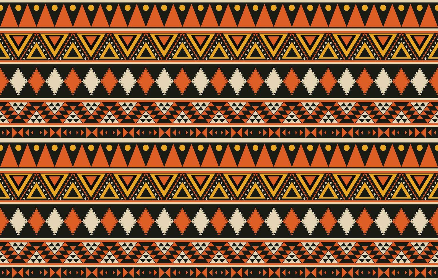 etnisch abstract ikat kunst. aztec ornament afdrukken. meetkundig etnisch patroon naadloos kleur oosters. ontwerp voor achtergrond ,gordijn, tapijt, behang, kleding, inpakken, batik, vector illustratie.