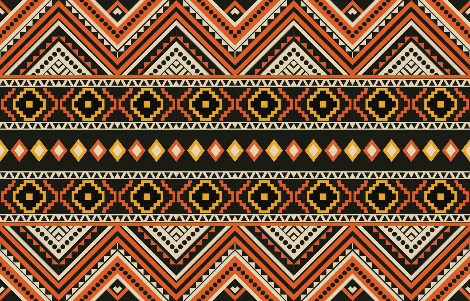 etnisch abstract ikat kunst. aztec ornament afdrukken. meetkundig etnisch patroon naadloos kleur oosters. ontwerp voor achtergrond ,gordijn, tapijt, behang, kleding, inpakken, batik, vector illustratie.