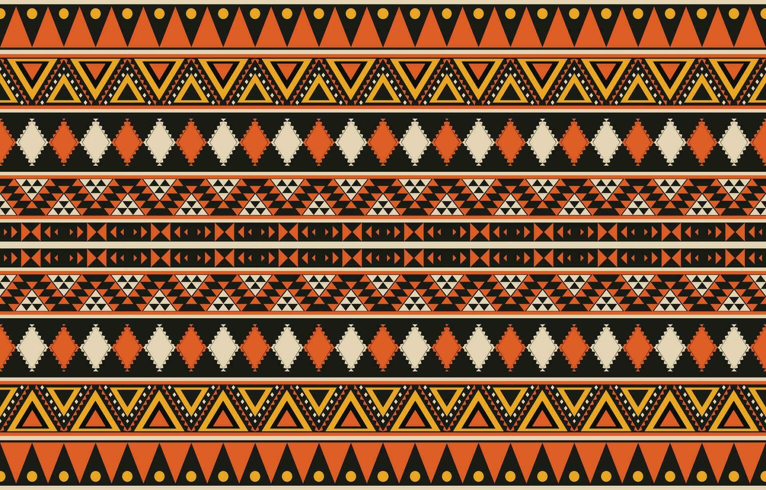 etnisch abstract ikat kunst. aztec ornament afdrukken. meetkundig etnisch patroon naadloos kleur oosters. ontwerp voor achtergrond ,gordijn, tapijt, behang, kleding, inpakken, batik, vector illustratie.