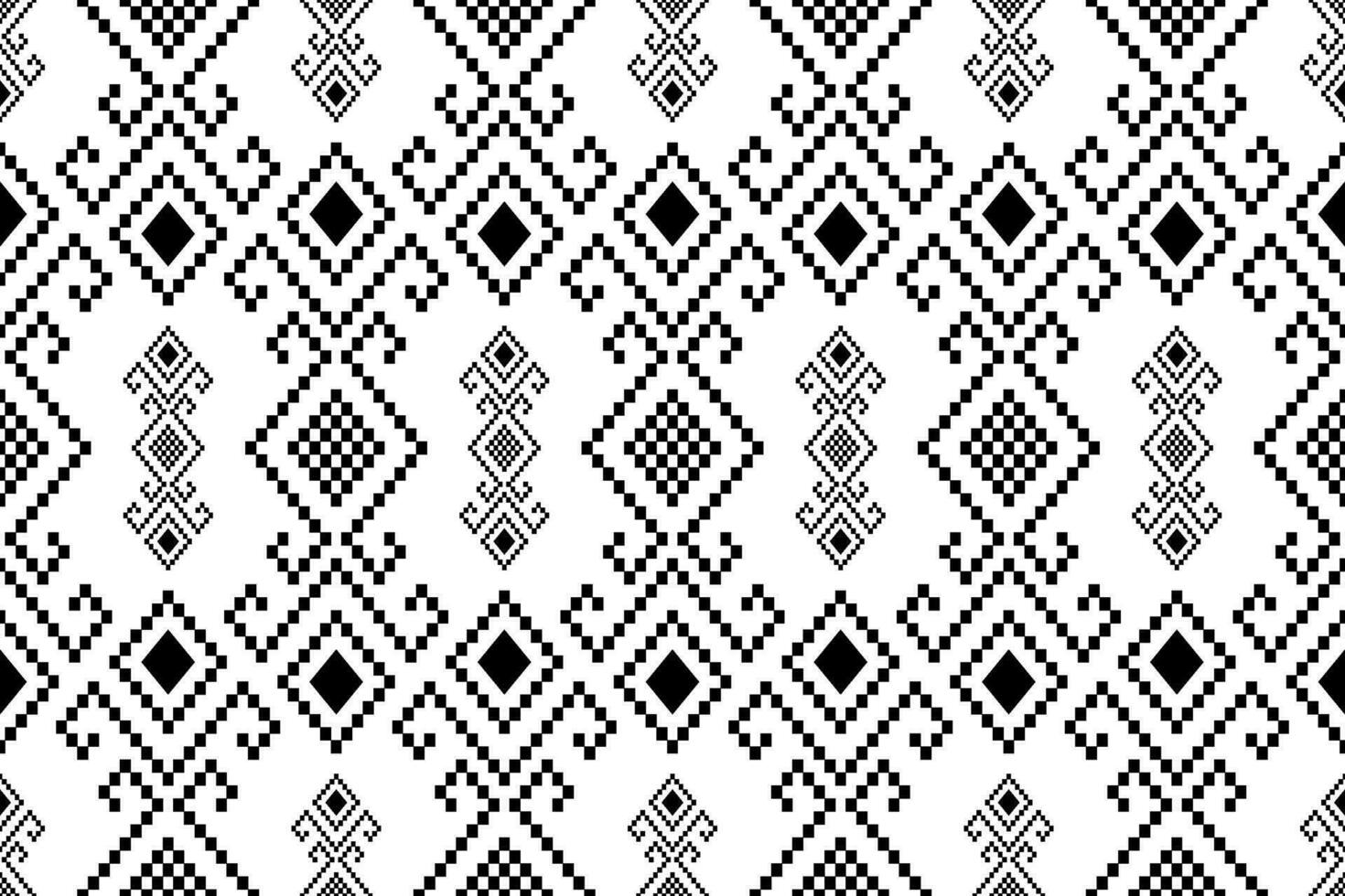 natuur jaargangen kruis steek traditioneel etnisch patroon paisley bloem ikat achtergrond abstract aztec Afrikaanse Indonesisch Indisch naadloos patroon voor kleding stof afdrukken kleding jurk tapijt gordijnen en sarong vector