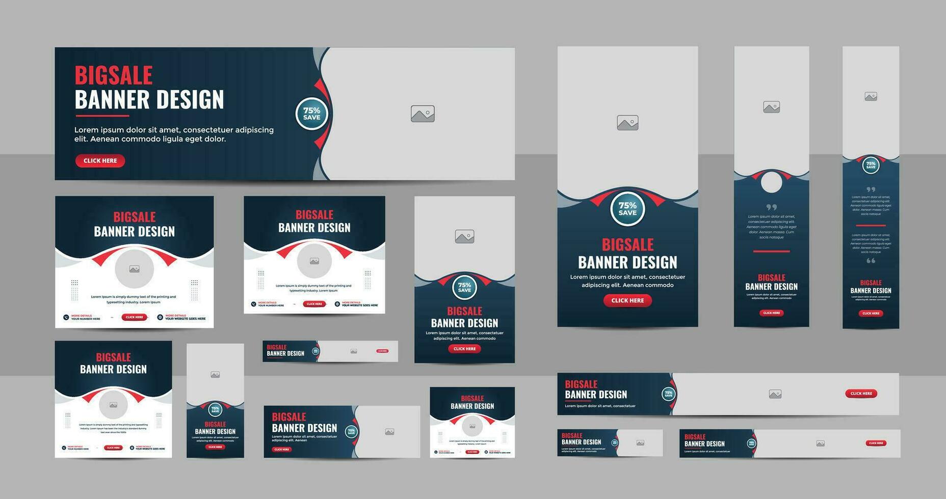 modern web banier ontwerp sjabloon, horizontaal hoofd web banier, modern veelkleurig Hoes hoofd achtergrond voor website ontwerp, sociaal media Hoes advertenties banier, uitverkoop web banier, folder, uitnodiging kaart vector