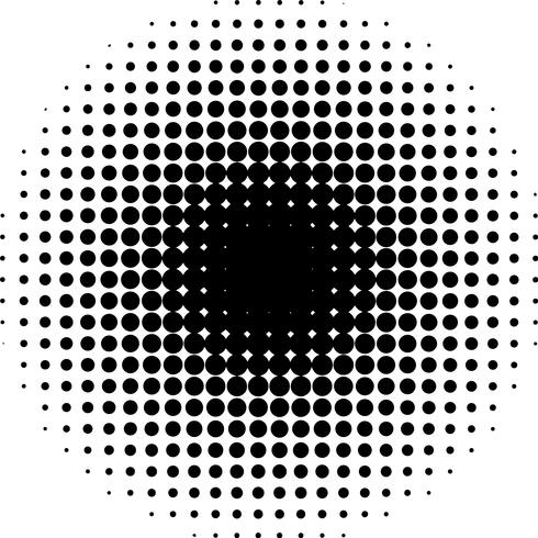 Gedetailleerde vectorhalftone voor achtergronden en ontwerpen vector