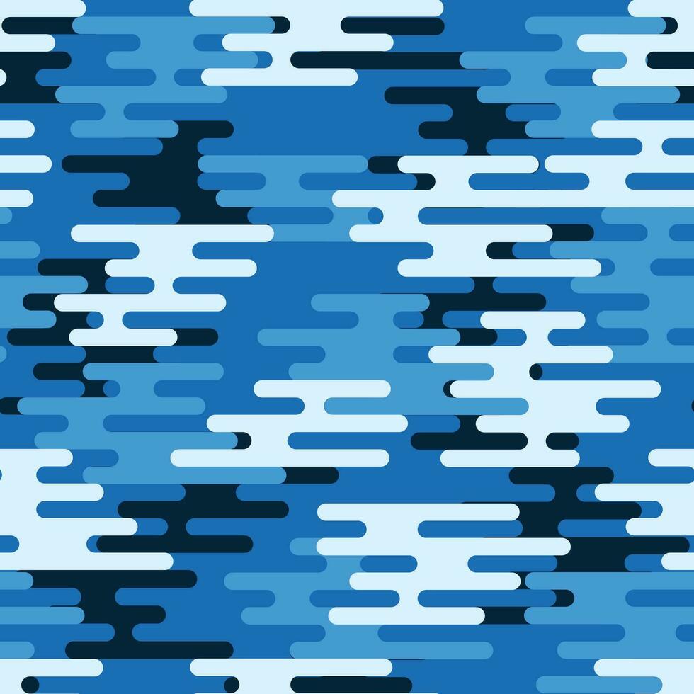 grijs blauw zee camouflage herhalen patroon geschikt voor textiel ontwerp, kleding stof enz vector