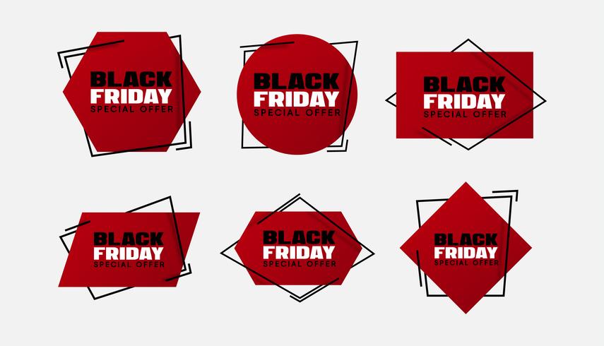 Black Friday verkoop vectorillustratie vector