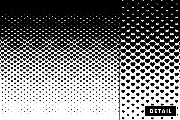 Gedetailleerde vectorhalftone voor achtergronden en ontwerpen vector